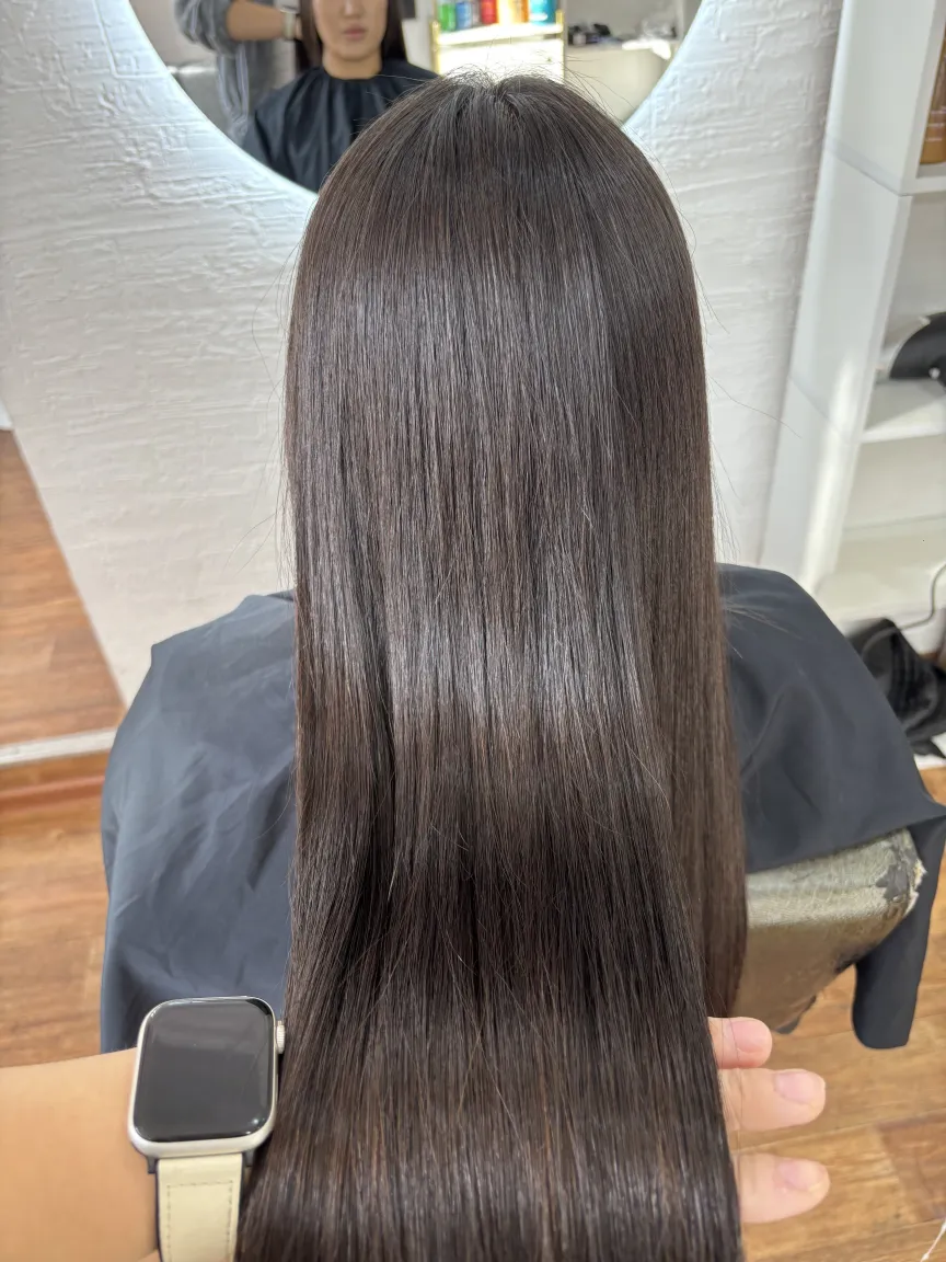 Кератиновое выпрямление